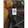 Image 2 : Swivel Bar Stools Brown/White (3)