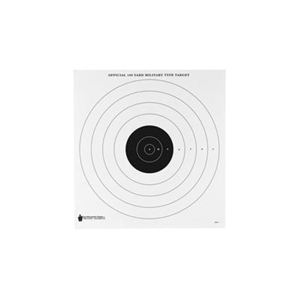 ACTION TGT 100YRD MIL BLS EYE 100PK