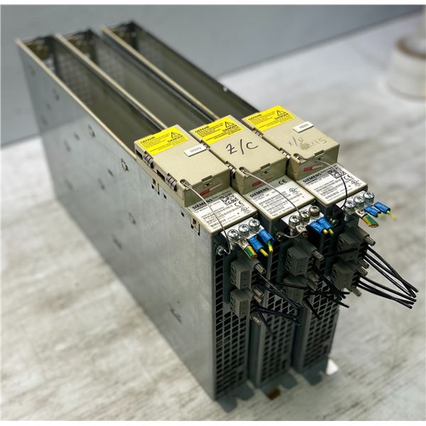 (3) Siemens #6SN1123-1AB00-0AA1 LT Modul Int. 2X15A Simodrives