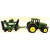 Image 1 : John Deere Tractor 8429 Die Cast With Disc Harrow