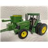 Image 4 : John Deere Tractor 7710 Die Cast with Mixer Mill Trailer