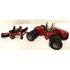 Image 1 : Case STX375 Tractor Die Cast With Disc Harrow