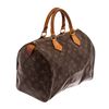 Image 2 : Louis Vuitton Brown Monogram Canvas Speedy 30 Satchel Bag