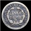Image 3 : 1841-o Seated Liberty Half Dime 1/2 10c Grades vg details