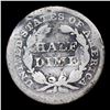 Image 3 : 1841-p Seated Liberty Half Dime 1/2 10c Grades f details