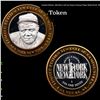 Image 1 : Limited Edition .999 Silver $10 Las Vegas Gaming Token Babe Rruth, NY Grades