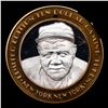 Image 2 : Limited Edition .999 Silver $10 Las Vegas Gaming Token Babe Rruth, NY Grades