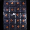 Image 3 : Page of 20 Different Date Lincoln 1 Cents Most Red and 1 Steel, Most Gem Unc or Better