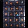 Image 2 : Page of 20 Different Date Lincoln 1 Cents Most Red and 1 Steel, Most Gem Unc or Better
