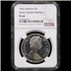 Image 2 : NGC 1965 Small Beads, Pointed 5 Canada Dollar $1 Graded ms64 pl By NGC