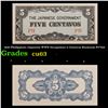 Image 1 : 1942 Philippines (Japanese WWII Occupation) 5 Centavos Banknote P#?103 Grades Select CU