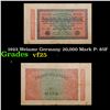 Image 1 : 1923 Weiamr Germany 20,000 Mark P: 85F Grades vf+