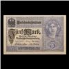 Image 2 : 1917 Imperial Germany 5 Mark Note P: 56B Grades vf+