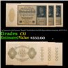 Image 1 : 3x Consecutive 1922 Germany "Vampire" 10,000 Marks Post-WWI Hyperinflation Banknotes, All CU! P# 72 