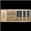 Image 2 : 3x Consecutive 1922 Germany "Vampire" 10,000 Marks Post-WWI Hyperinflation Banknotes, All CU! P# 72 