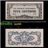 Image 1 : 1942 Philippines (Japanese WWII Occupation) 5 Centavos Banknote P#?103 Grades Choice AU/BU Slider