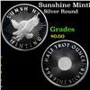 Image 1 : Sunshine Minting Half Troy Ounce .999 Fine Silver Round