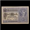 Image 2 : 1917 Imperial Germany 5 Mark Note P: 56B Grades vf+