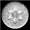 Image 2 : ***Auction Highlight*** 1852 Three Cent Silver 3cs Graded ms66+ By SEGS (fc)