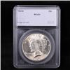 Image 4 : 1923-d Peace Dollar $1 Graded ms63+ By SEGS