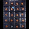 Image 2 : Page of 20 Different Date Lincoln 1 Cents Most Red and 1 Steel, Most Gem Unc or Better