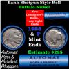 Image 1 : Buffalo Nickel Shotgun Roll in Old Bank Style 'Abbott Coin Counter AutoMat' Wrapper 1928 & p Mint En