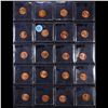 Image 2 : Page of 20 Different Date Lincoln 1 Cents All Red Most Gem Unc or Better