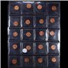 Image 3 : Page of 20 Different Date Lincoln 1 Cents All Red Most Gem Unc or Better