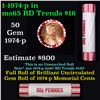 Image 1 : Shotgun Lincoln 1c roll, 1974-p 50 pcs Brandt 50c Wrapper.