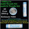 Image 1 : Shotgun Jefferson 5c roll, 2003-p 40 pcs Dunbar Wrapper