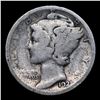 Image 2 : 1921-p Mercury Dime 10c Grades vg, very good