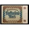 Image 2 : 1922 Germany (Weimar) 5000 Marks Post-WWI Hyperinflation Banknote P# 81a Grades Select AU