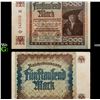 Image 1 : 1922 Germany (Weimar) 5000 Marks Post-WWI Hyperinflation Banknote P# 81a Grades vf++