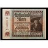 Image 2 : 1922 Germany (Weimar) 5000 Marks Post-WWI Hyperinflation Banknote P# 81a Grades vf++