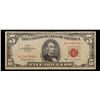 Image 2 : 1963 $5 Red seal United States Note Grades vf+