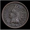 Image 2 : 1864 Bronze Indian Cent 1c Grades xf