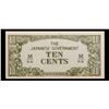 Image 2 : 1942  Malaysia (Japanese WWII Occupation) 10 Cents Note P#?M3b Grades Select CU