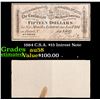Image 1 : 1864 C.S.A. $15 Intrest Note Grades Choice AU/BU Slider