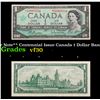 Image 1 : 1967 **Star Note** Centennial Issue Canada 1 Dollar Banknote P# 84b Grades vf++