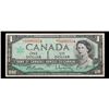 Image 2 : 1967 **Star Note** Centennial Issue Canada 1 Dollar Banknote P# 84b Grades vf++