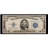 Image 2 : 1934 $5 Blue Seal Silver Certificate Grades vf+