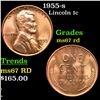 Image 1 : 1955-s Lincoln Cent 1c Grades GEM++ Unc RD
