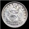 Image 2 : ***Auction Highlight*** 1854 arrows Seated Liberty Quarter 25c Graded ms64+ By SEGS (fc)
