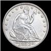 Image 2 : ***Auction Highlight*** 1853-p Arrows & Rays Seated Half Dollar 50c Graded ms62 By SEGS (fc)