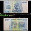 2007-2008 Zimbabwe 3rd Dollar (ZWR) 1 Million Dollars Banknote P# 77 Grades vf+