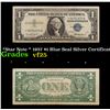 *Star Note * 1957 $1 Blue Seal Silver Certificate Grades vf+