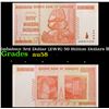 2007-2008 Zimbabwe 3rd Dollar (ZWR) 50 Billion Dollars Banknote P# 87 Grades Choice AU/BU Slider