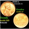Image 1 : 1944-s Lincoln Cent 1c Grades GEM+ Unc RD
