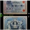 Image 1 : 1908 Germany (Empire) 100 Marks Banknote P# 33a Grades Select AU