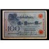 Image 2 : 1908 Germany (Empire) 100 Marks Banknote P# 33a Grades Select AU